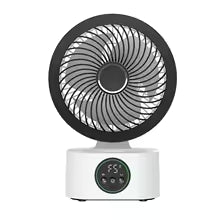 Portable Wall-Hanging Fan With Remote Control Smart Voice Rechargeable USB Household Electric Folding Fan Nightlight Air Cooler