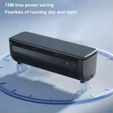 Wall-Mounted Air Cooling Fan 3 Speeds Table Fan Rechargeable Electric Fan for Bedroom Office Living Room