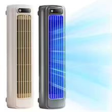 Portable 3 Speeds Tower Fan Rechargeable Non-drilling Desk Fan Quiet Standing Air Conditioning Fan Office