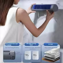 Portable 3 Speeds Tower Fan Rechargeable Non-drilling Desk Fan Quiet Standing Air Conditioning Fan Office